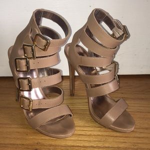 Tan Bebe Heels